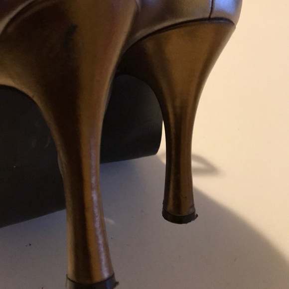 95 Colin Stuart Metallic Color Blocked Platforms sz 8B - Picture 5 of 8